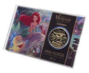   Annual Passholder Little Mermaid ARIEL LE 2011 Collector Coin  