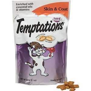  Whiskas Temptations Cat Treats Skin and Coat Aid 6 Bags 
