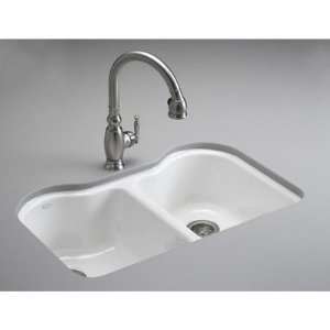   Double Equal Undermount Kitchen Sink Finish Caviar