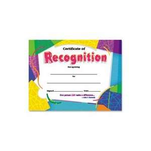  Trend Certificate of Recognition