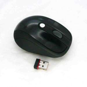 Wireless Mouse Cordless Optical Mice Laptop BRIGH Black W310 great 