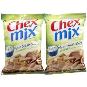 Chex Mix Sour Cream & Onion, 8.75 oz, 2 pk:  Grocery 