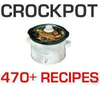 WOW 470+ Slow Cooker Crock Pot Recipes for Kindle, iPad  