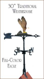 NEW REDUCED PRICE FULL COLOR EAGLE WEATHERVANE 7_19455_03048_6 