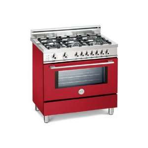   Red 36 Six Burner Electric Self Clean Oven