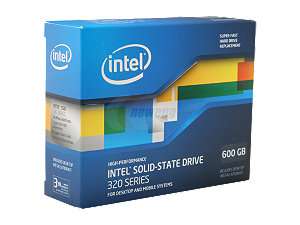 Intel 320 Series SSDSA2CW600G3K5 2.5 600GB SATA II MLC Internal Solid 