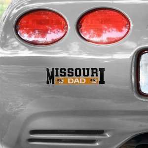  NCAA Missouri Tigers Dad Car Decal