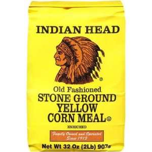 Indian Head Stoneground Yellow Corn Meal   15 Pack  