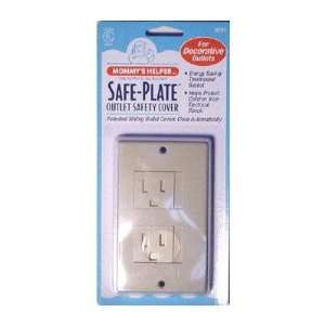   Mommys Helper Safe Plate Electrical Outlet Covers Decora, Almond Baby