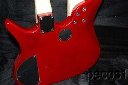 RED DOUBLE NECK 6 STRING ELECTRIC GUITAR & 4 STRING BASS CASE INCLUDED 