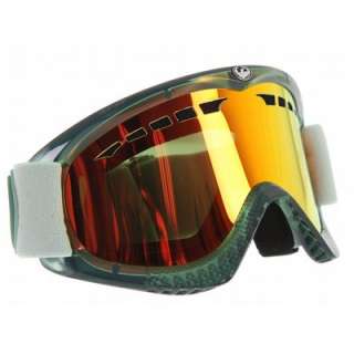 Dragon DXS Snowboard Goggles Green Topaz/Red Ion Lens Womens  