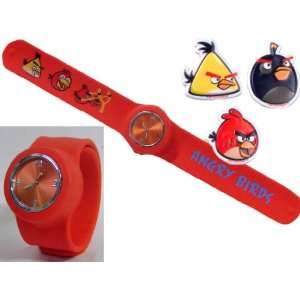   Birds Red Rubber Band Watch Bonus Personalized Rings Toys & Games
