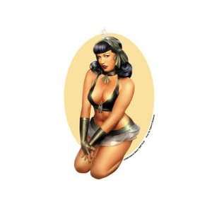  Deacon Sexy Bow Bettie Page Pinup Car Sticker Decal 