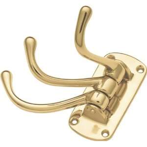   Hardware P27350 Polished Brass Decorative Hooks: Home Improvement
