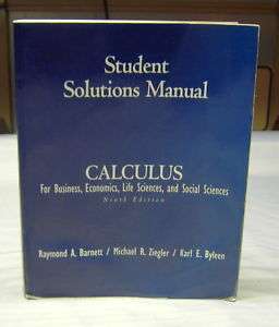 Calculus for Business Economics Life and Social Science 9780130921925 
