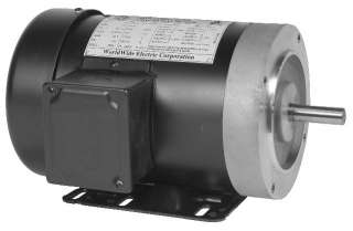 Electric Motor 3/4 hp 3 phase 1800 rpm TEFC 56C Frame  