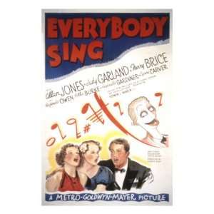 Everybody Sing, Allan Jones, Fanny Brice, Judy Garland, Lynne Carver 