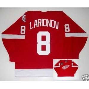IGOR LARIONOV Detroit Red Wings Jersey 1998 CUP PATCH   Medium