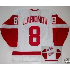 Igor Larionov Red Wings 2002 Stanley Cup Home Jersey   Small