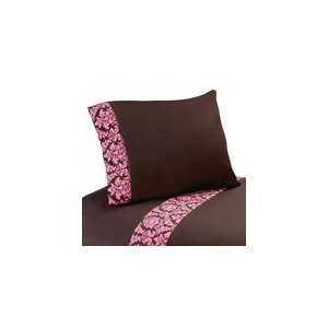  3 pc Twin Sheet Set for Pink and Brown Bella Bedding 