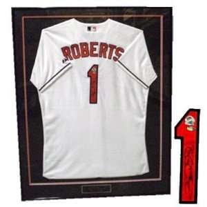 Brian Roberts Signed Jersey   Framed   Autographed MLB Jerseys