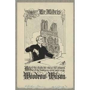    Bookplate of Woodrow Wilson / Carl S. Junge.