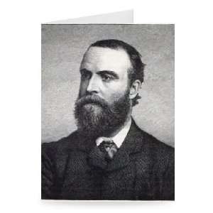 Charles Stewart Parnell, engraving after a   Greeting Card (Pack of 