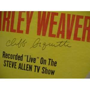  Arquette, Cliff LP Signed Autograph Charley Charlie Weaver 