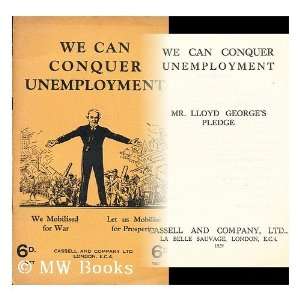   unemployment / Mr Lloyd Georges pledge David Lloyd George Books