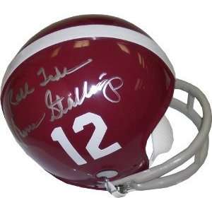  Gene Stallings signed Alabama Crimson Tide Mini Helmet 