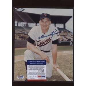 Harmon Killebrew Minnesota Twins Autograp Photo PSA/DNA   MLB Photos