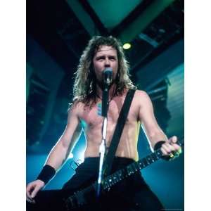  James Hetfield, Lead Singer of Metallica, Performing 