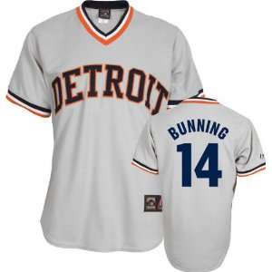 Jim Bunning Majestic Cooperstown Throwback Detroit Tigers Jersey
