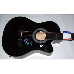  Michelle Branch Plus Autographed Elec/Acoustic Guitar PSA 