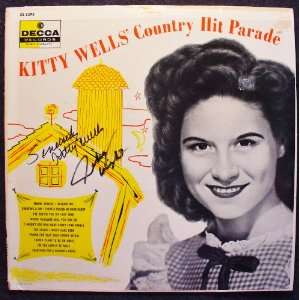  Kitty Wells Country Hit Parade / autographed Kitty Wells Music