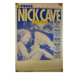 Nick Cave Poster Concert German Tour