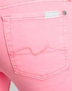 For All Mankind Jeans   Neon Skinny Jeans in Pink