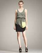 zoom alexander wang draped colorblock dress nms12 b1njg fourth of