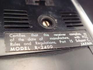  are bidding on a Rare Vintage Elgin R 2400 Portable Transistor Radio 