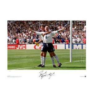 Paul Gascoigne   Wembleys Greatest Goal   Autographed 420mm x 594mm 