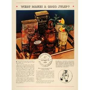   Ad Frankfort Distilleries Inc. Paul Jones Whiskey   Original Print Ad