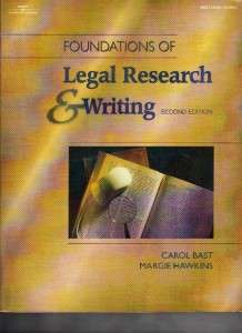 Foundations of Legal Research & Writing 2nd Edition  
