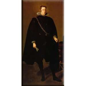 Philip IV, Standing 8x16 Streched Canvas Art by Velazquez, Diego 