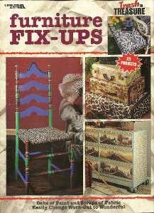 Painting~FURNITURE FIX UPS Trash To Treasure Craft Book 23 Projects 