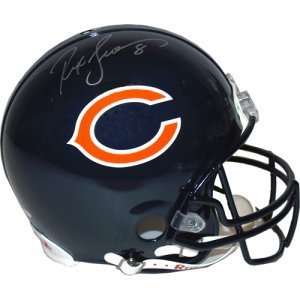  Autographed Rex Grossman Helmet   Autographed NFL Helmets 