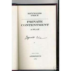 Reynolds Price Private Contentmen Signed Autograph Book   Sports 