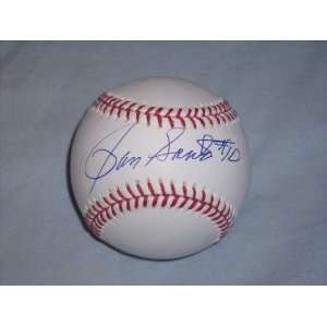 Ron Santo Autographed MLB Baseball