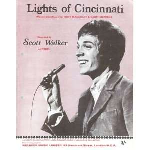    Sheet Music Lights Of Cincinnati Scott Walker 179 