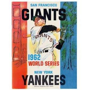   vs San Francisco Giants World Series poster 1962