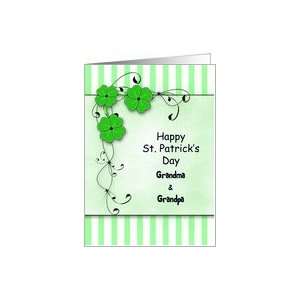 St. Patricks Day Card for Grandma and Grandpa Card
